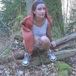 Camilla Moon – shhh !!!! pissed in the woods))).